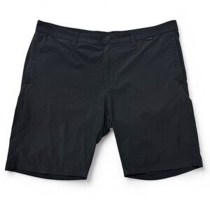 Travis Mathew‎ Beck Shorts Mens 38 Black Casual Golf Chino Stretch 78804-00